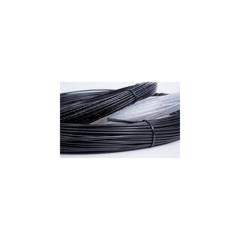 Tube polyamide semi-rigide noir PA 12 HL 4 mm épaisseur 085 mm rouleau 25 mètres