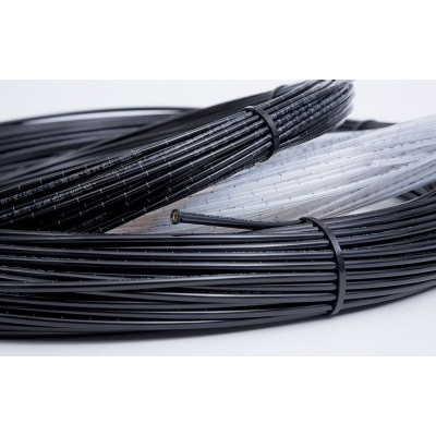 Tube polyamide flexible noir PA 12 PHL 4 mm épaisseur 085 mm rouleau de 50 mètres
