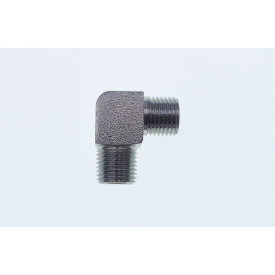 Coude mâle nu 6 mm  M6 x 100 LL conique