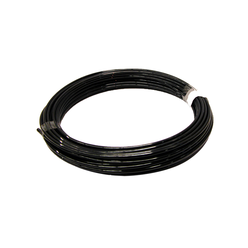 Tube polyamide noir  6 mm épaisseur 1.5 mm rouleau 25 mètres